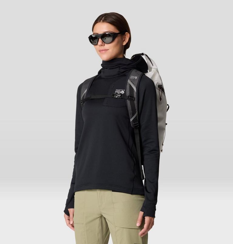 Women's Up First Tech Fleece Hoody, Color: Black, image 8