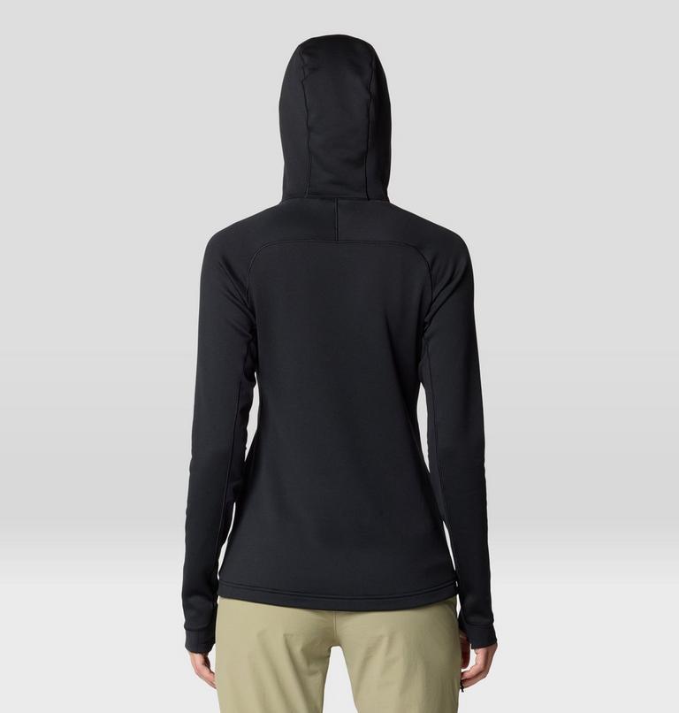 Women's Up First Tech Fleece Hoody, Color: Black, image 2