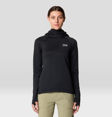 Women's Up First Tech Fleece Hoody, Color: Black, image 9