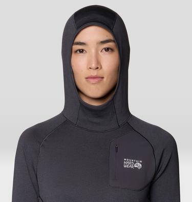 Women's Up First Tech Fleece Hoody, Color: Shark, image 8