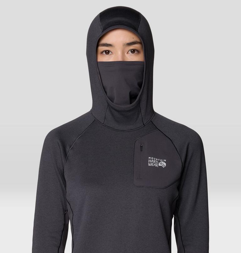 Women's Up First Tech Fleece Hoody, Color: Shark, image 6
