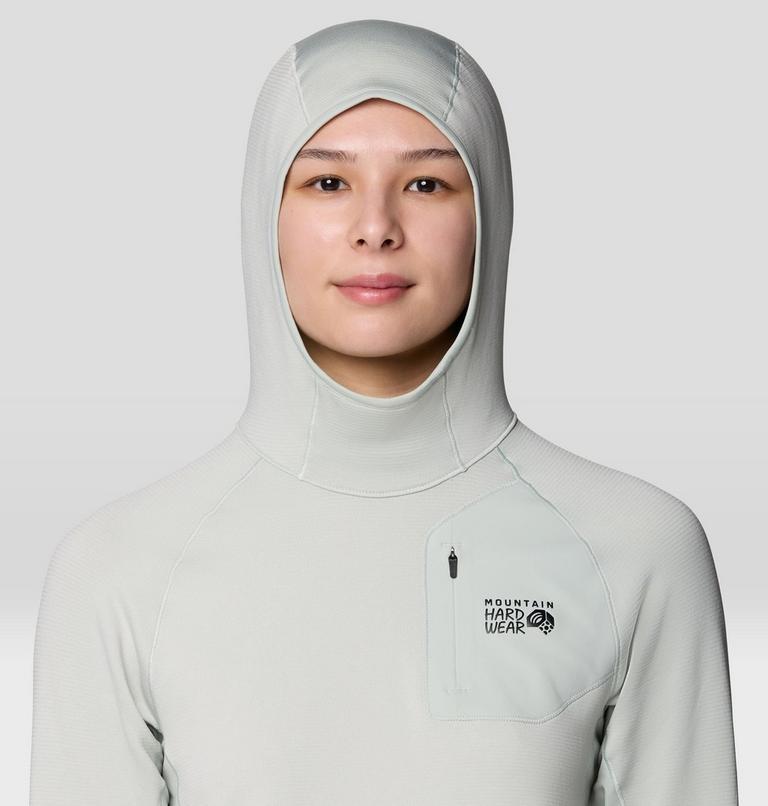 Women's Up First Tech Fleece Hoody, Color: Gamma Grey, image 5