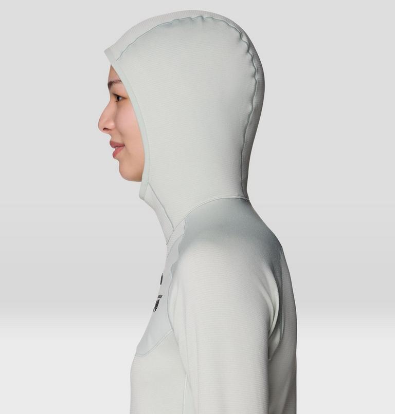 Women's Up First Tech Fleece Hoody, Color: Gamma Grey, image 6