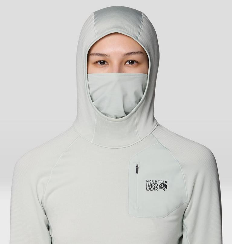 Women's Up First Tech Fleece Hoody, Color: Gamma Grey, image 7