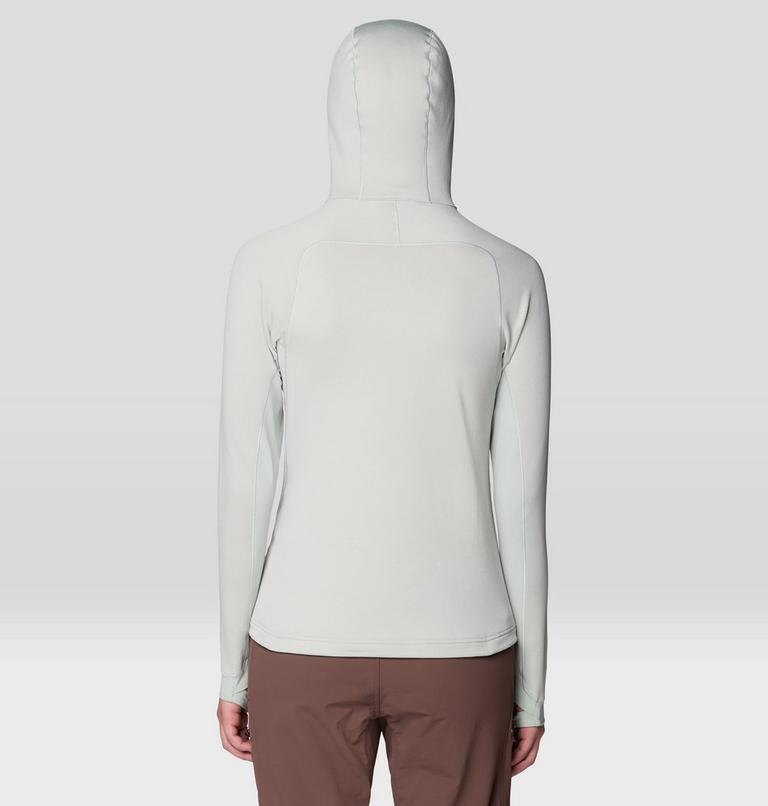 Women's Up First Tech Fleece Hoody, Color: Gamma Grey, image 3