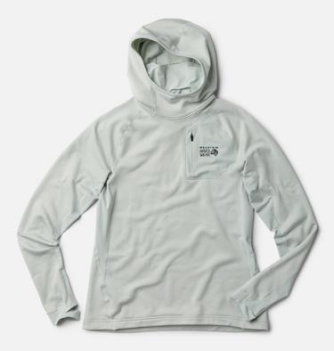 Women's Up First Tech Fleece Hoody, Color: Gamma Grey, image 10