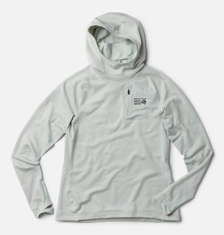 Women's Up First Tech Fleece Hoody, Color: Gamma Grey, image 2