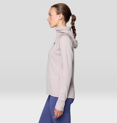 Women's Up First Tech Fleece Hoody, Color: Light Mystic, image 8