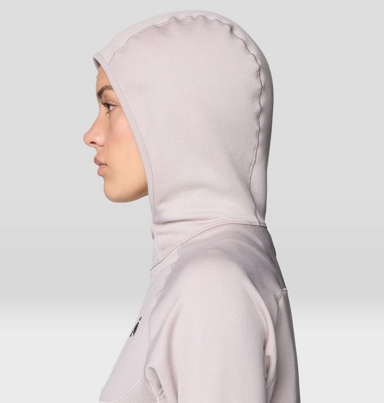 Women's Up First Tech Fleece Hoody, Color: Light Mystic, image 7