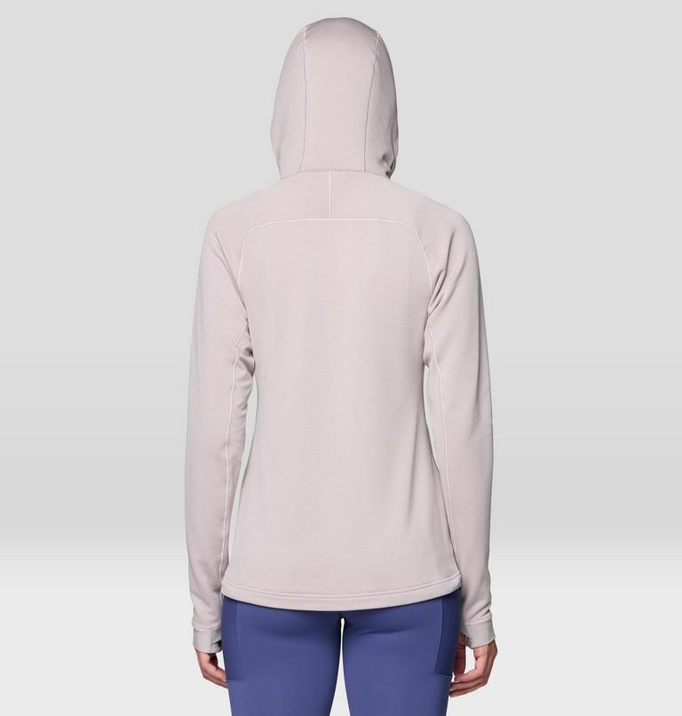 Women's Up First Tech Fleece Hoody, Color: Light Mystic, image 3