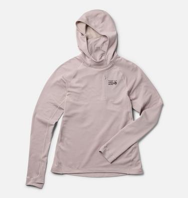 Women's Up First Tech Fleece Hoody, Color: Light Mystic, image 6