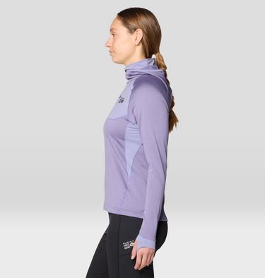 Women's Up First Tech Fleece Hoody, Color: Avid, image 3