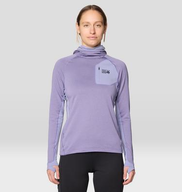Women's Up First Tech Fleece Hoody, Color: Avid, image 1