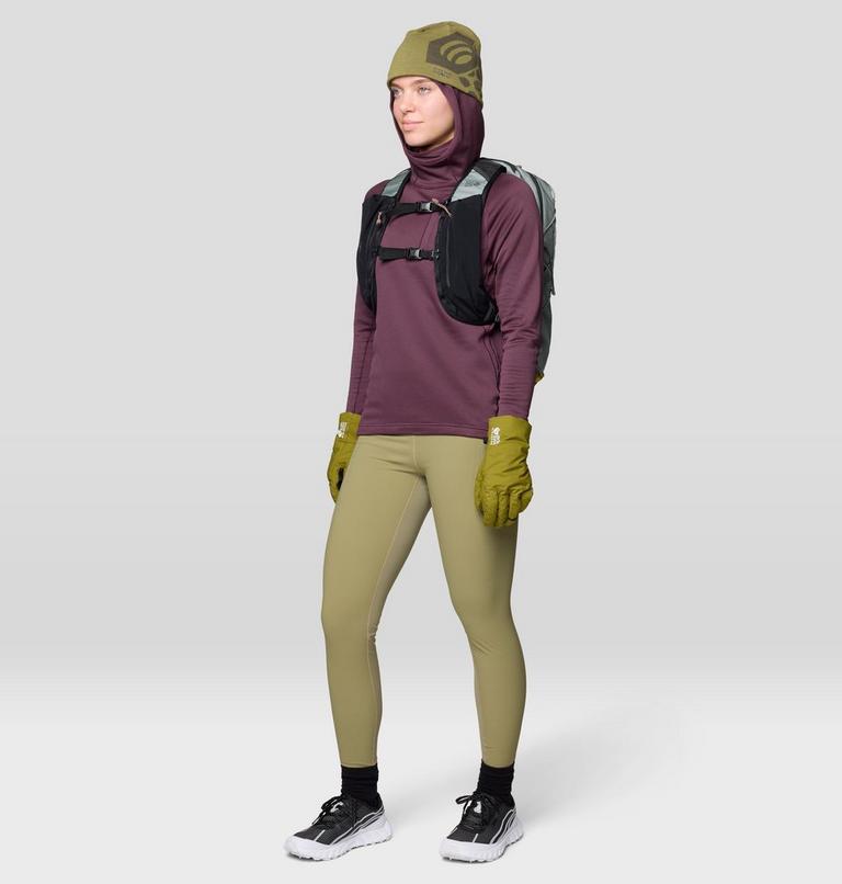 Women's Up First Tech Fleece Hoody, Color: Blackberry, image 2