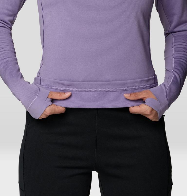 Women's Up First Tech Fleece Hoody, Color: Violet Stone, image 8