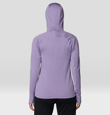 Women's Up First Tech Fleece Hoody, Color: Violet Stone, image 3