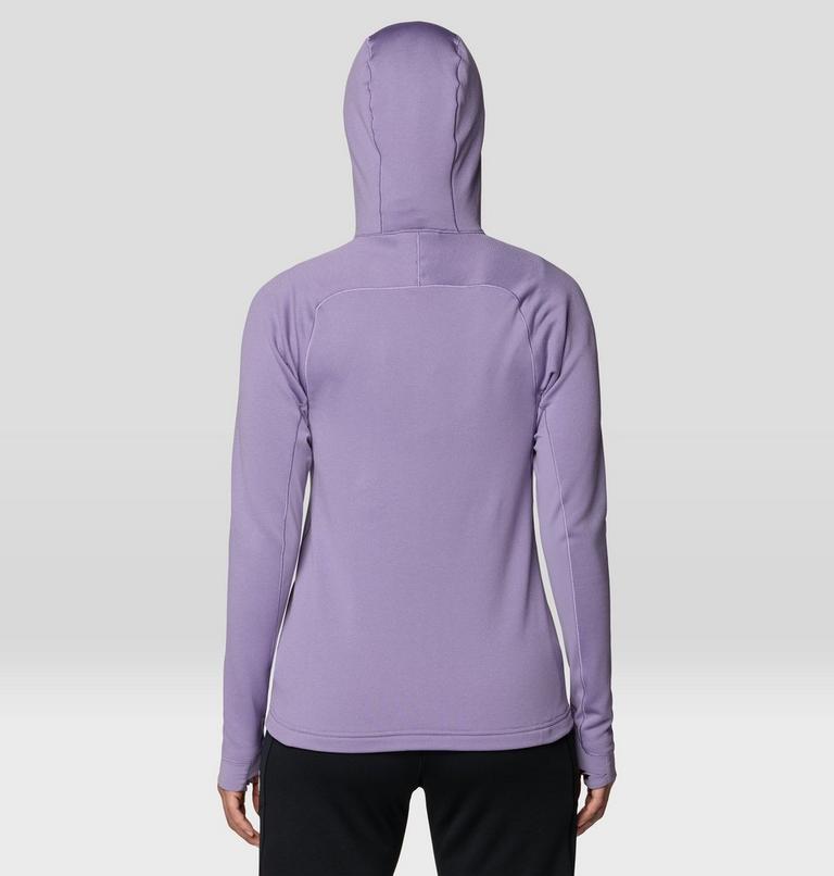 Women's Up First Tech Fleece Hoody, Color: Violet Stone, image 3