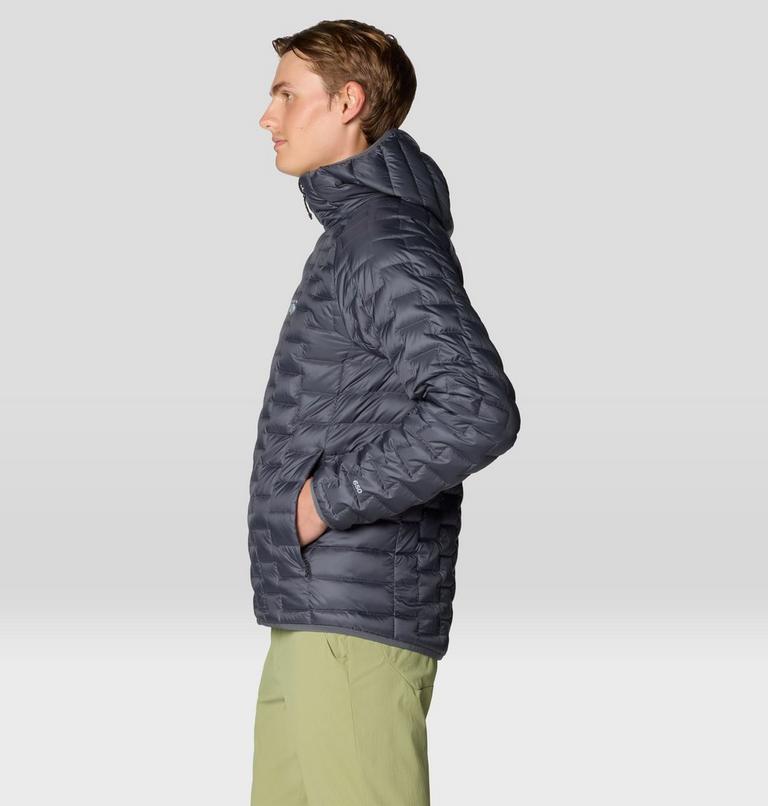 Men's Temescalborz Down Hoody, Color: Volcanic, image 3