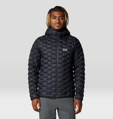 Men's Temescalborz Down Hoody, Color: Black, image 1