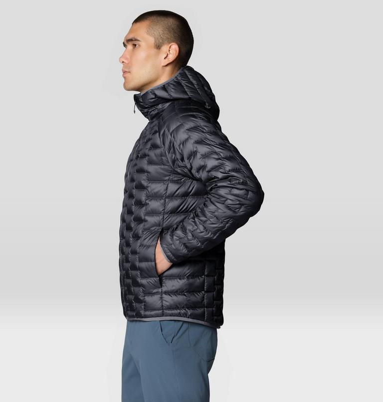 Men's Temescalborz Hooded Down Jacket, Color: Shark, image 3