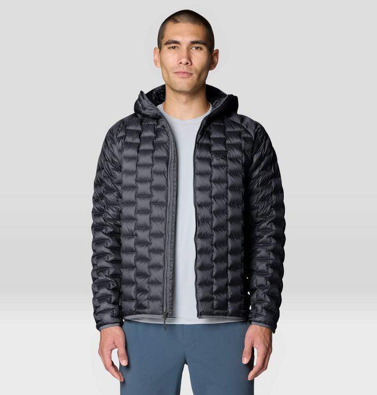 Men's Temescalborz Hooded Down Jacket, Color: Shark, image 4