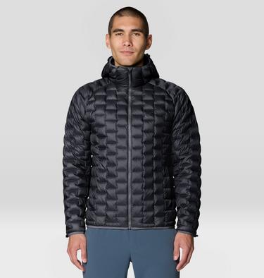 Men's Temescalborz Hooded Down Jacket, Color: Shark, image 3