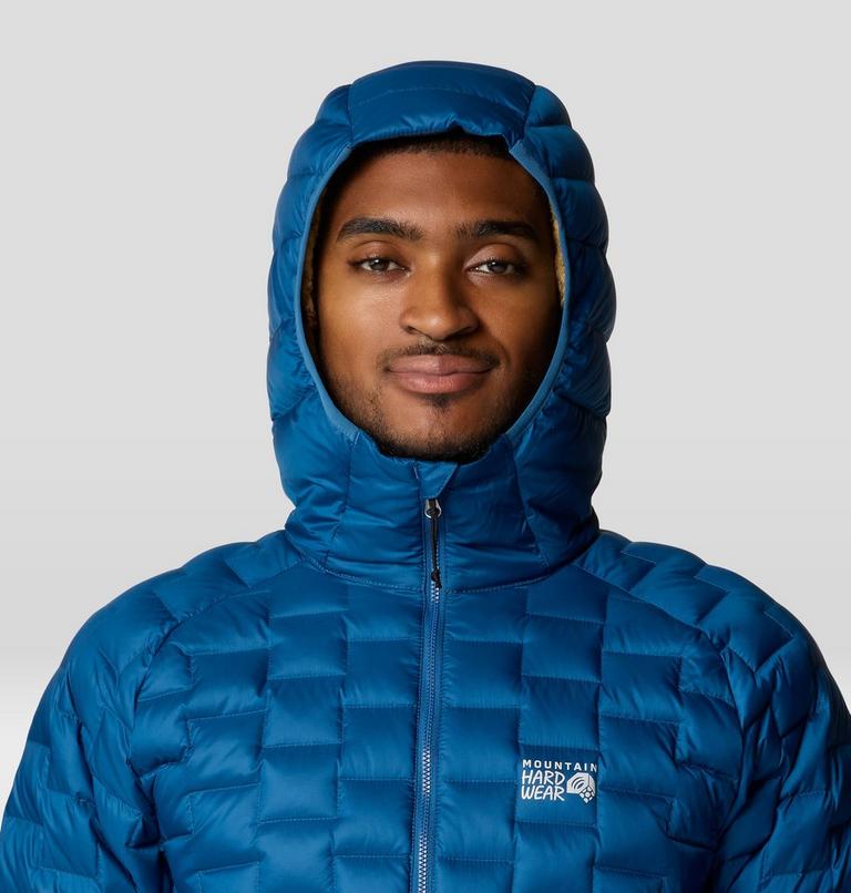 Men's Temescalborz Down Hoody, Color: Blue Horizon, image 4