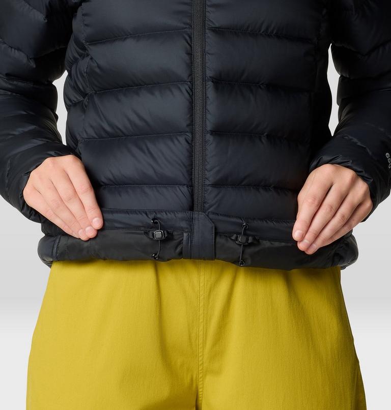 Women's Tiberondack Down Hoody, Color: Black, image 6