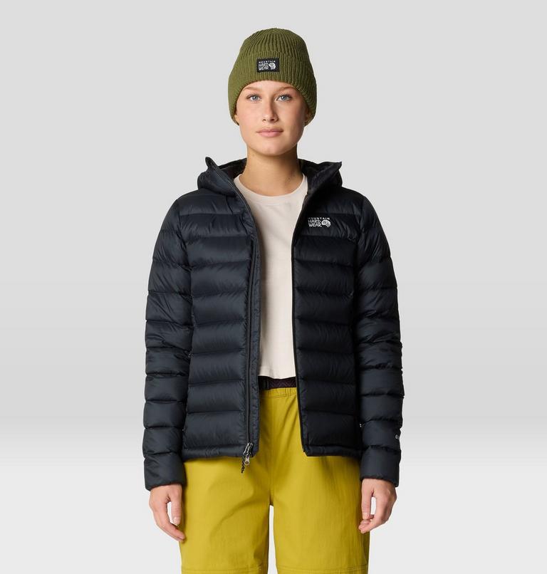 Women's Tiberondack Down Hoody, Color: Black, image 7