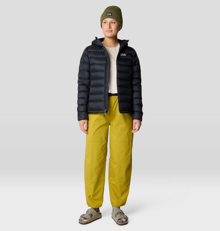 Women's Tiberondack Down Hoody, Color: Black, image 8