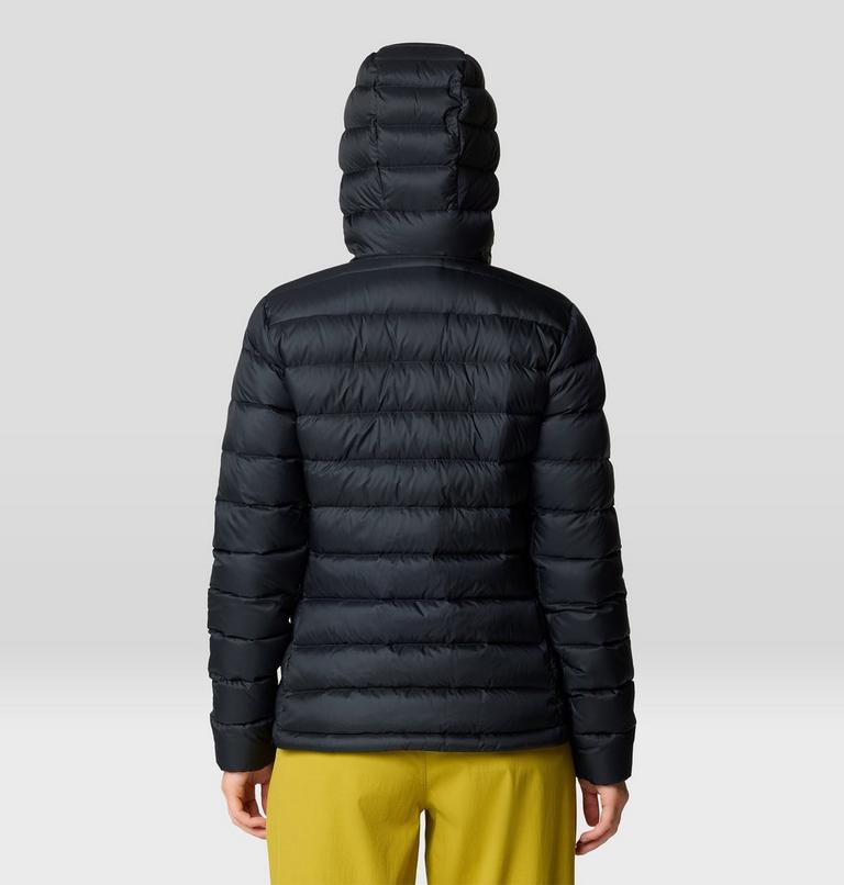 Women's Tiberondack Down Hoody, Color: Black, image 2