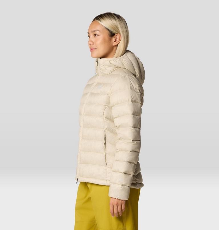Women's Tiberondack Down Hoody, Color: Wild Oyster, image 3