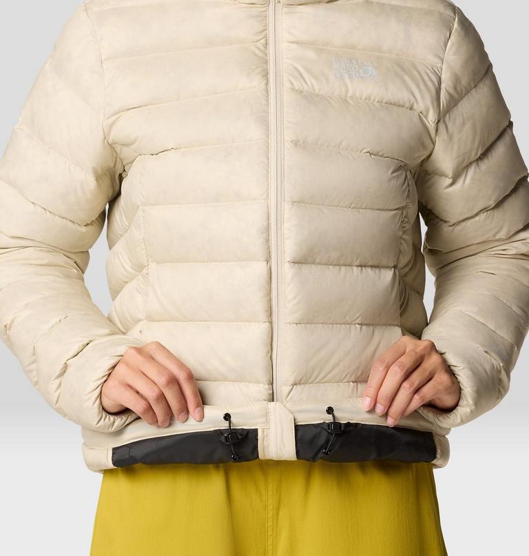 Women's Tiberondack Down Hoody, Color: Wild Oyster, image 6