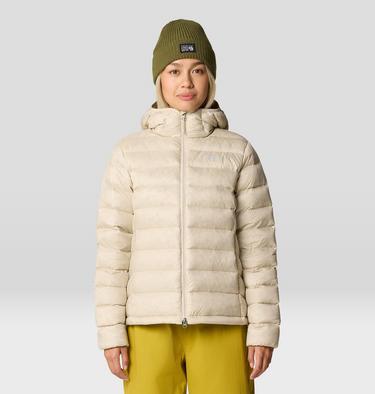 Women's Tiberondack Down Hoody, Color: Wild Oyster, image 9