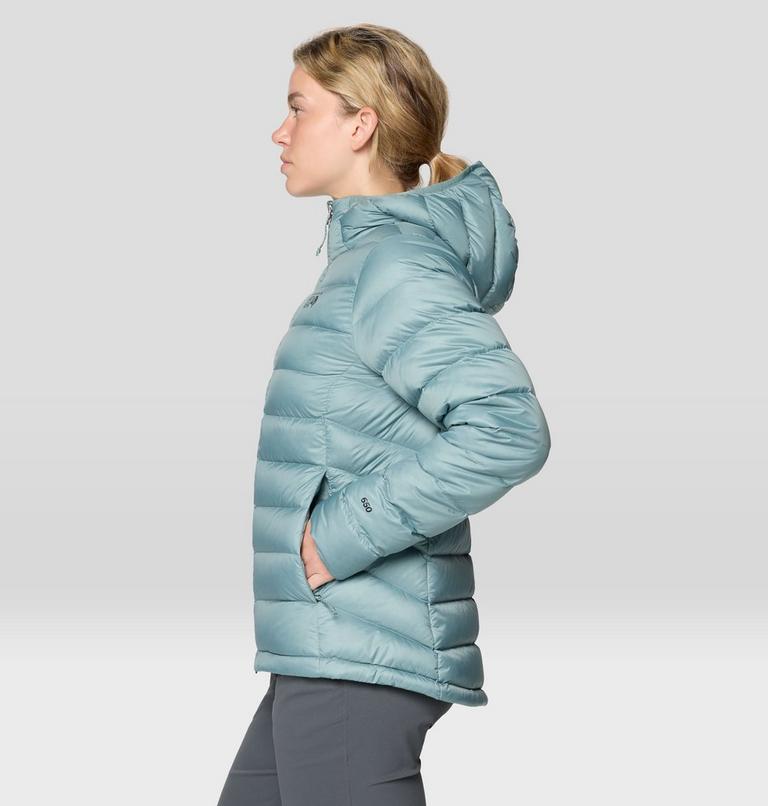 Women's Tiberondack Down Hoody, Color: Blue Sage, image 4