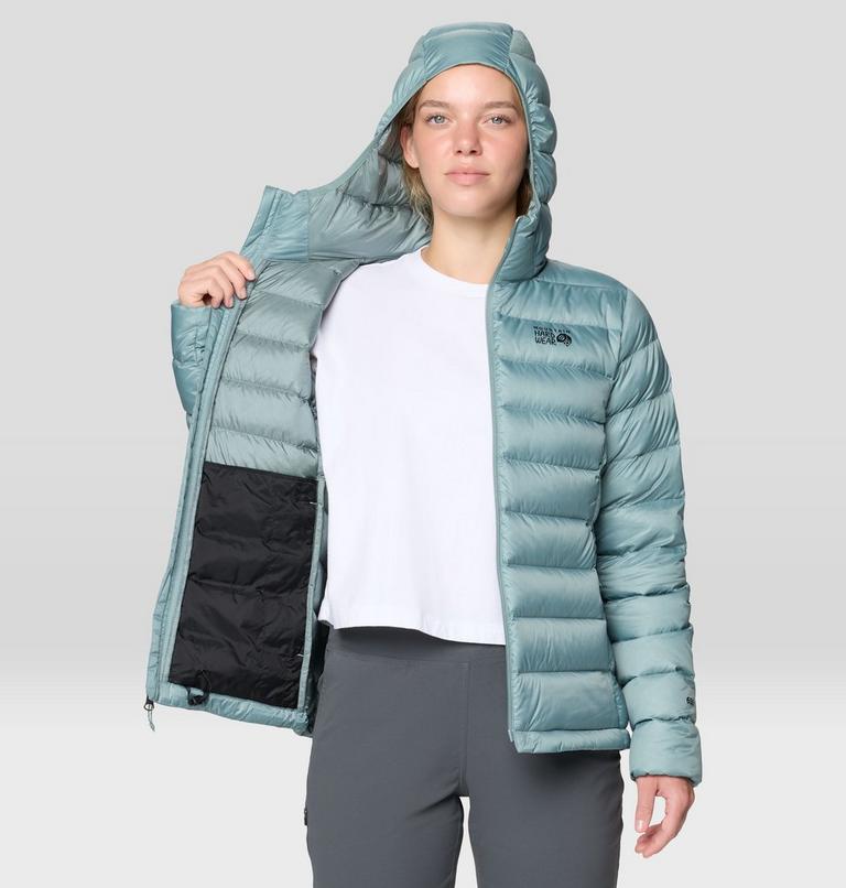 Women's Tiberondack Down Hoody, Color: Blue Sage, image 5