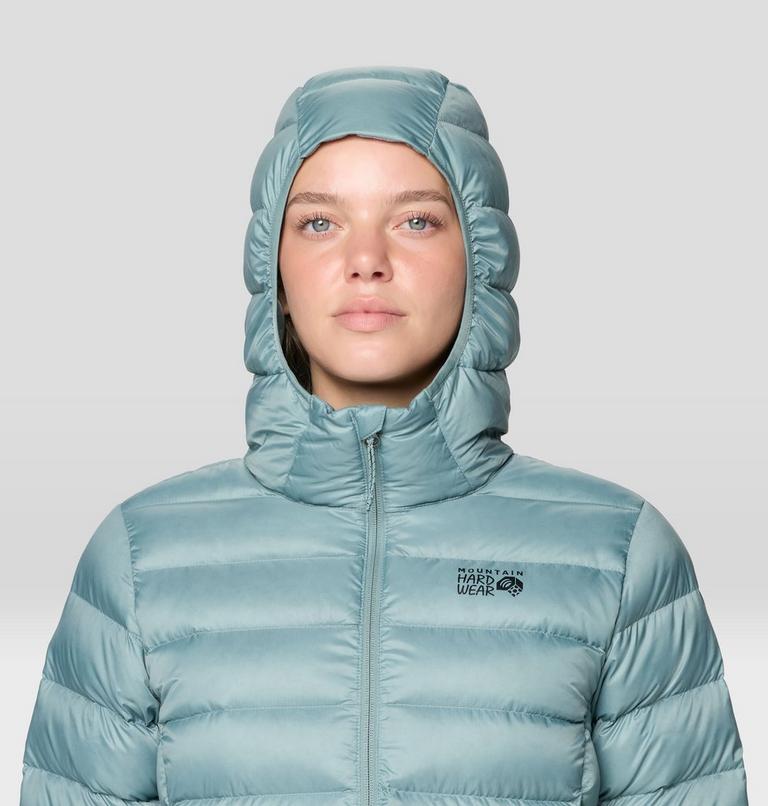 Women's Tiberondack Down Hoody, Color: Blue Sage, image 6