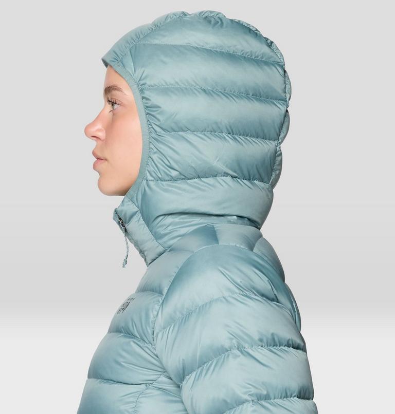 Women's Tiberondack Down Hoody, Color: Blue Sage, image 7