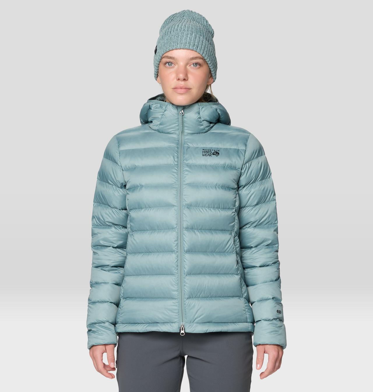 Women's Tiberondack™ Hooded Down Jacket | Mountain Hardwear