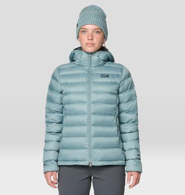 Women's Tiberondack Down Hoody, Color: Blue Sage, image 1