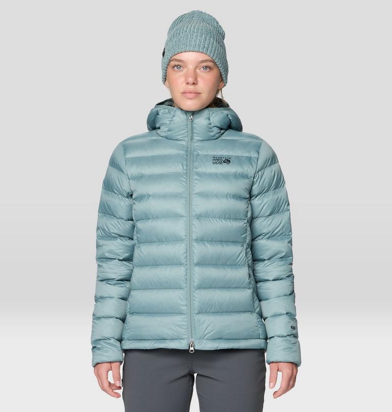 Women's Tiberondack Down Hoody, Color: Blue Sage, image 1