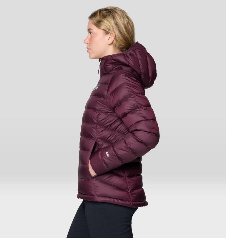 Women's Tiberondack Down Hoody, Color: Blackberry, image 4