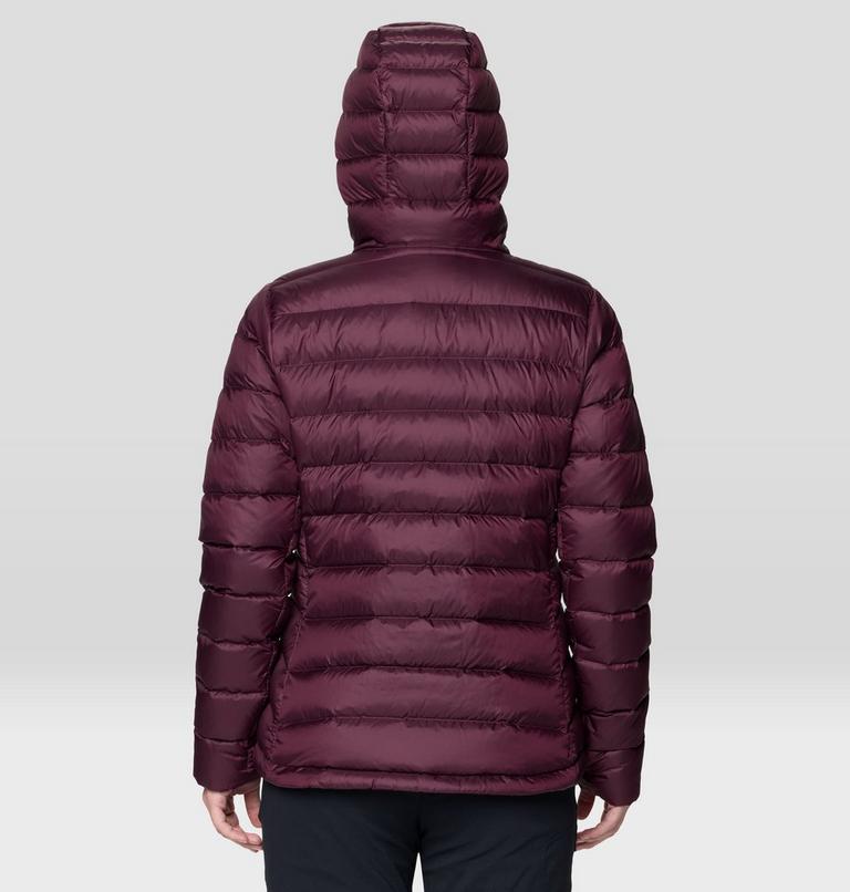 Women's Tiberondack Down Hoody, Color: Blackberry, image 2