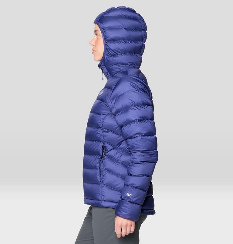 Women's Tiberondack Down Hoody, Color: Lapis Dusk, image 3