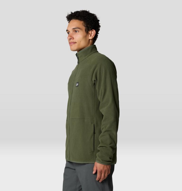Men's Oakoram Fleece Full Zip, Color: Surplus Green, image 3