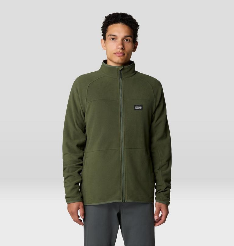 Men's Oakoram Fleece Full Zip, Color: Surplus Green, image 1