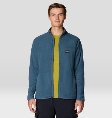 Men's Oakoram Fleece Full Zip, Color: Moon Blue Heather, image 16