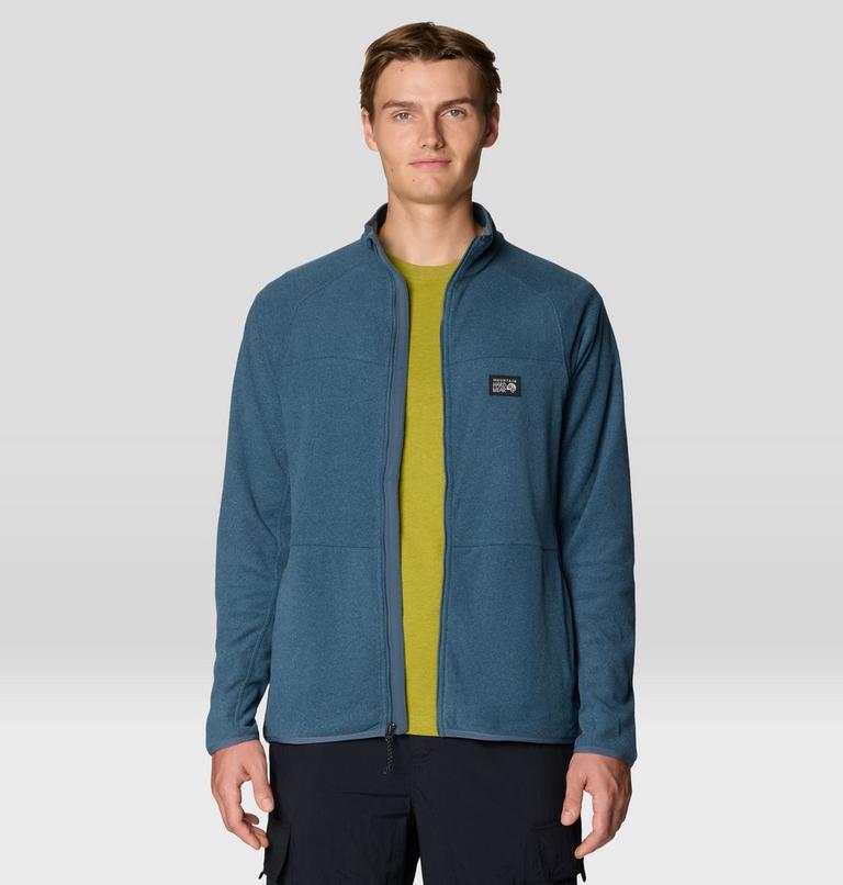 Men's Oakoram Fleece Full Zip, Color: Moon Blue Heather, image 4