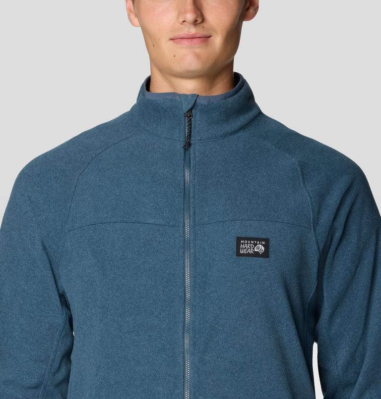 Men's Oakoram Fleece Full Zip, Color: Moon Blue Heather, image 5