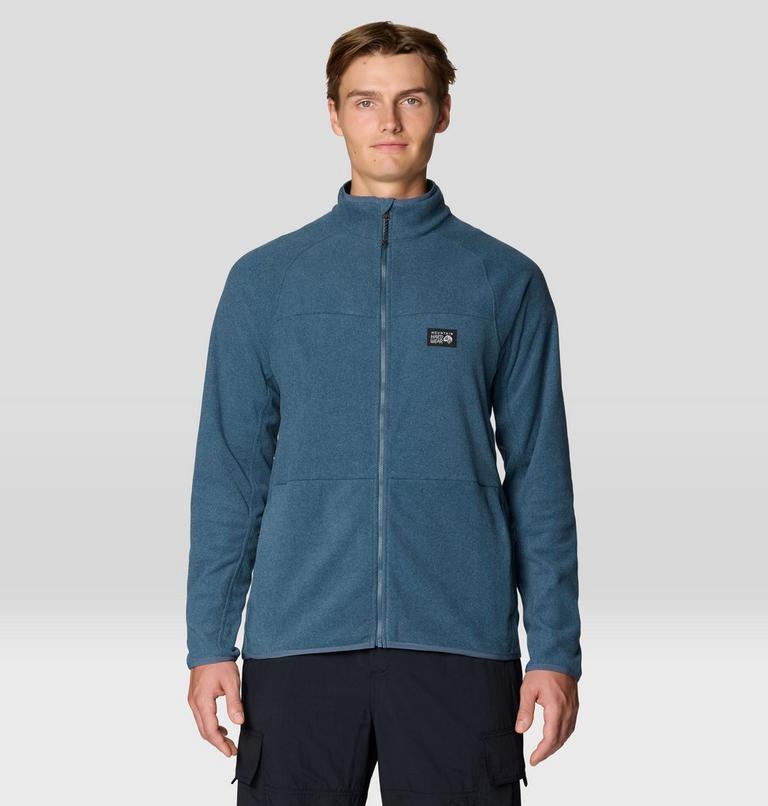 Men's Oakoram Fleece Full Zip, Color: Moon Blue Heather, image 1